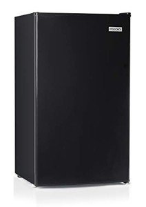 Compact 3.2 Cu.Ft. Black Refrigerator with Freezer