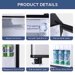 BANGSON 1.6 Cu.Ft Mini Refrigerator with Freezer