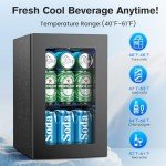 Electactic Mini Beverage Cooler for Home or Office