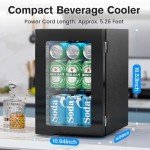 Electactic Mini Beverage Cooler for Home or Office