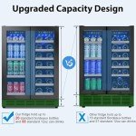 24" Dual Zone Wine & Beverage Refrigerator - Black