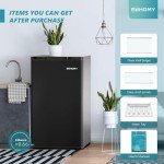 Compact Mini Fridge with Freezer - 3.2 Cu.Ft