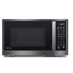 TOSHIBA 1.2 Cu Ft Countertop Microwave Oven - Black Steel