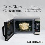 Compact 700W Countertop Microwave with Child Lock