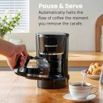 Automatic 5-Cup Coffee Maker with Reusable Filter