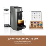 De'Longhi Grey Nespresso Vertuo Plus Coffee Maker