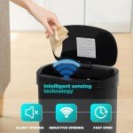 Touchless 13 Gallon Trash Can with Lid
