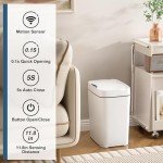 Smart Touchless Bathroom Trash Can - 2 Pack