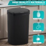 Touchless 13 Gallon Trash Can with Lid