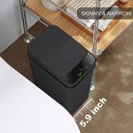 Yatmung 2.5 Gallon Touchless Trash Can - Black