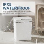 Smart Touchless Bathroom Trash Can - 2 Pack