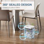 Smart Touchless Bathroom Trash Can - 2 Pack