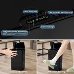 2-Pack Touchless Motion Sensor Bathroom Trash Cans