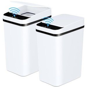 Anborry Touchless Motion Sensor Bathroom Trash Cans