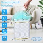 Touchless Bathroom Trash Can - 2.6 Gallon