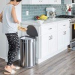 simplehuman 45L Automatic Sensor Trash Can, Stainless Steel