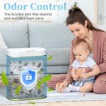 Touchless Bathroom Trash Can - 2.6 Gallon