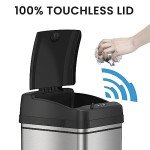 iTouchless 13 Gallon Motion Sensor Trash Can