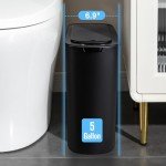 Cesun Touchless 5-Gallon Bathroom Trash Can