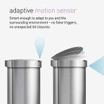 simplehuman 45L Automatic Sensor Trash Can, Stainless Steel