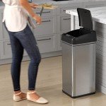 iTouchless 13 Gallon Motion Sensor Trash Can