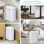 Touchless Bathroom Trash Can - 2.6 Gallon