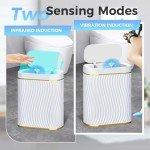 Touchless Bathroom Trash Can - 2.6 Gallon