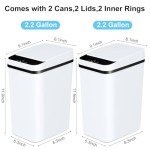 Anborry Touchless Motion Sensor Bathroom Trash Cans