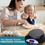Digital Kitchen Scale with Bowl for Cooking