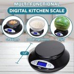 Digital Kitchen Scale with Bowl for Cooking
