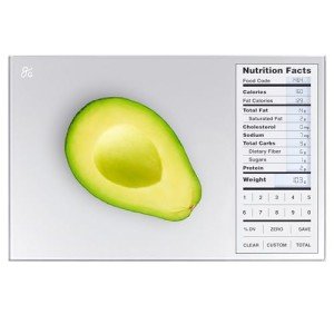 Nutrition Scale with Glass Surface for Meal Prep