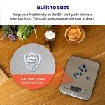 Etekcity Digital Kitchen Scale for Cooking and Meal Prep