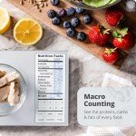 Nutrition Scale with Glass Surface for Meal Prep