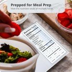 Nutrition Scale with Glass Surface for Meal Prep