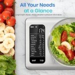 Etekcity Smart Kitchen Scale with Nutritional Calculator