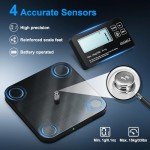Stainless Steel Digital Food Scale with Detachable Display