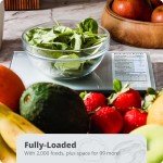 Nutrition Scale with Glass Surface for Meal Prep