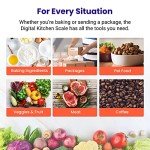 Etekcity Digital Kitchen Scale with Bowl, 11lb/5kg