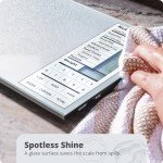 Nutrition Scale with Glass Surface for Meal Prep
