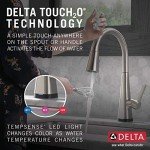 Delta Lenta Touch Kitchen Faucet with Pull Down Sprayer