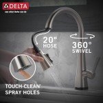 Delta Lenta Touch Kitchen Faucet with Pull Down Sprayer
