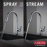 Delta Essa Touch Kitchen Faucet with Pull Down Sprayer