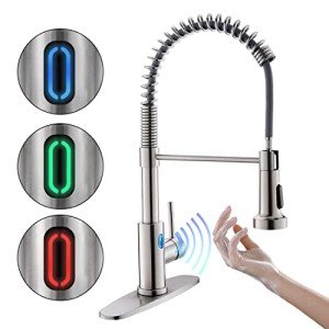 Touchless Kitchen Faucet with Pull Down Sprayer