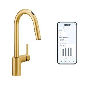 Moen Align Touchless Gold Smart Kitchen Faucet