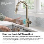 Kraus Oletto Touchless Kitchen Faucet in Brass