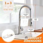 Touchless Kitchen Faucet with Pull Down Sprayer
