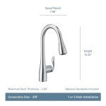 Moen Arbor Touchless Smart Kitchen Faucet with Voice Control