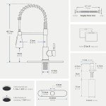 Smart Touchless Kitchen Faucet with Pull Down Sprayer