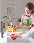 Hiqufet Touchless Kitchen Faucet with Pull Down Sprayer