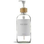 MaisoNovo 16.9oz Clear Soap Dispenser Set